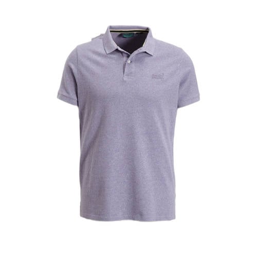Superdry regular fit polo Classic Pique met logo 1ag