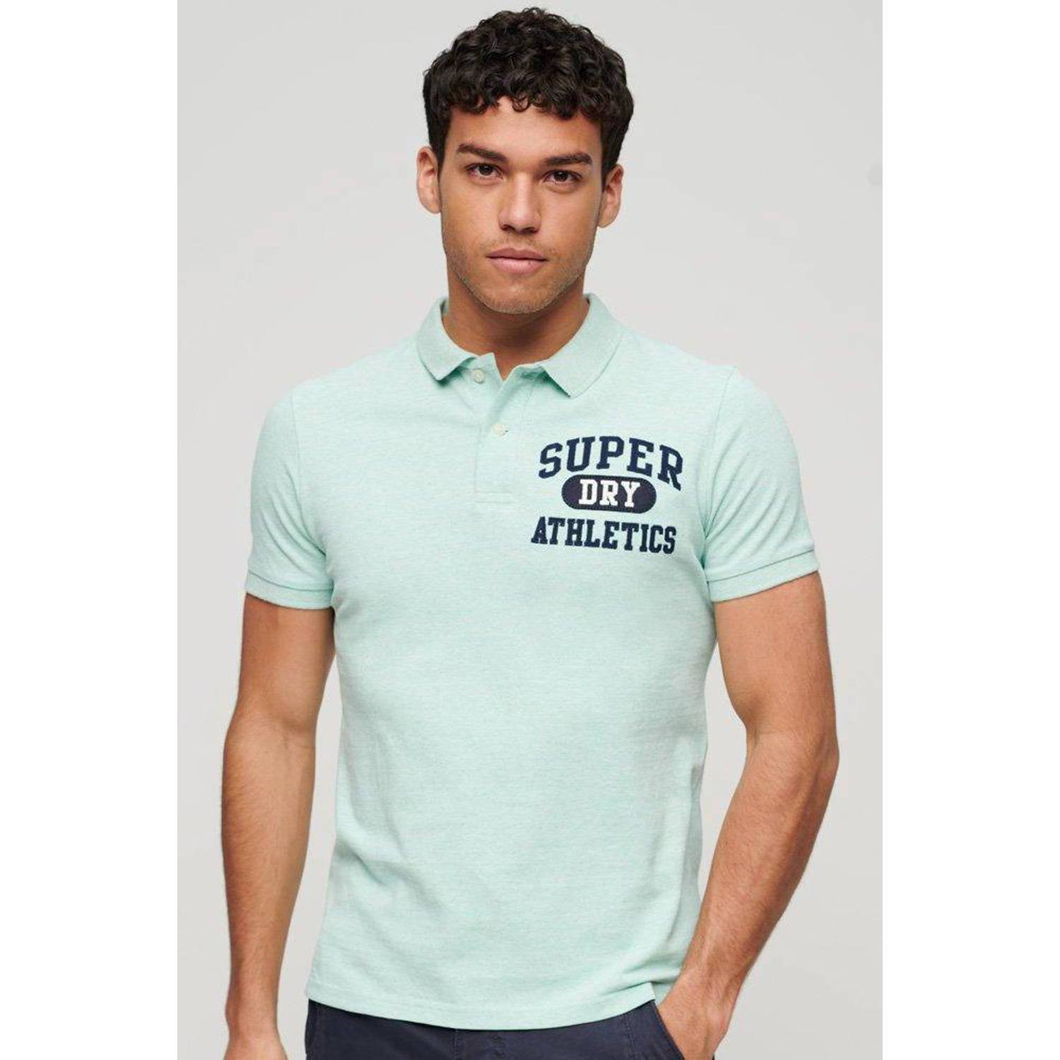 Superdry regular fit polo Superstate met logo