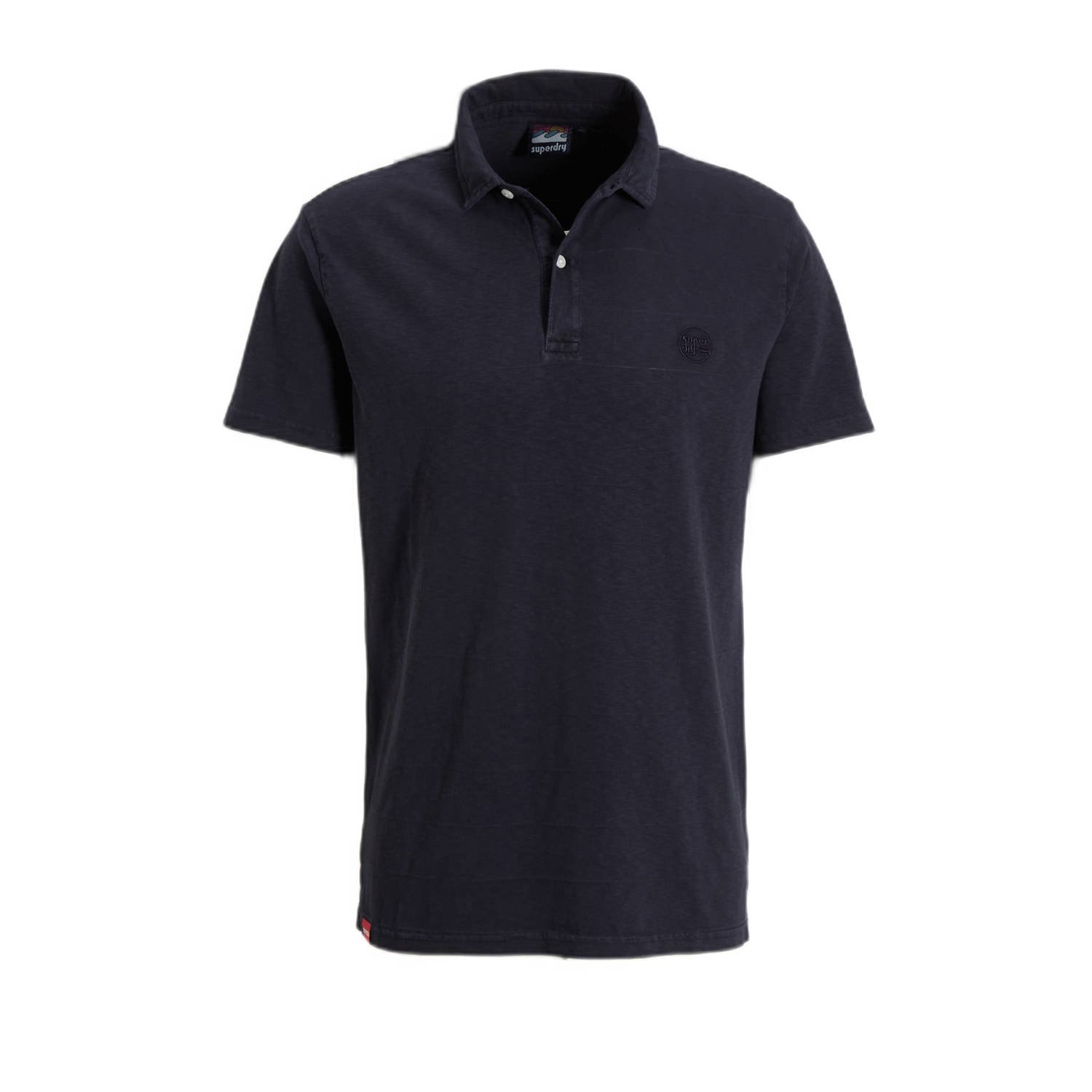 Superdry Donkerblauw poloshirt korte mouw Blue Heren