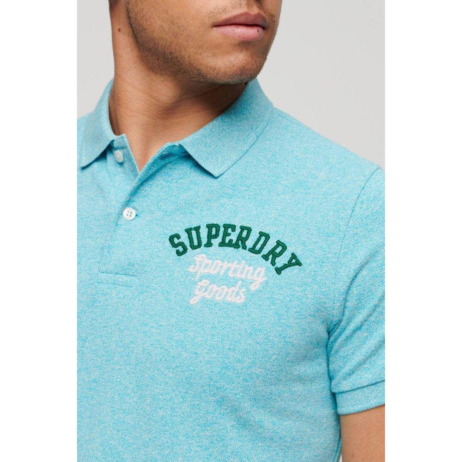 Superdry regular fit polo Superstate met logo 1zm