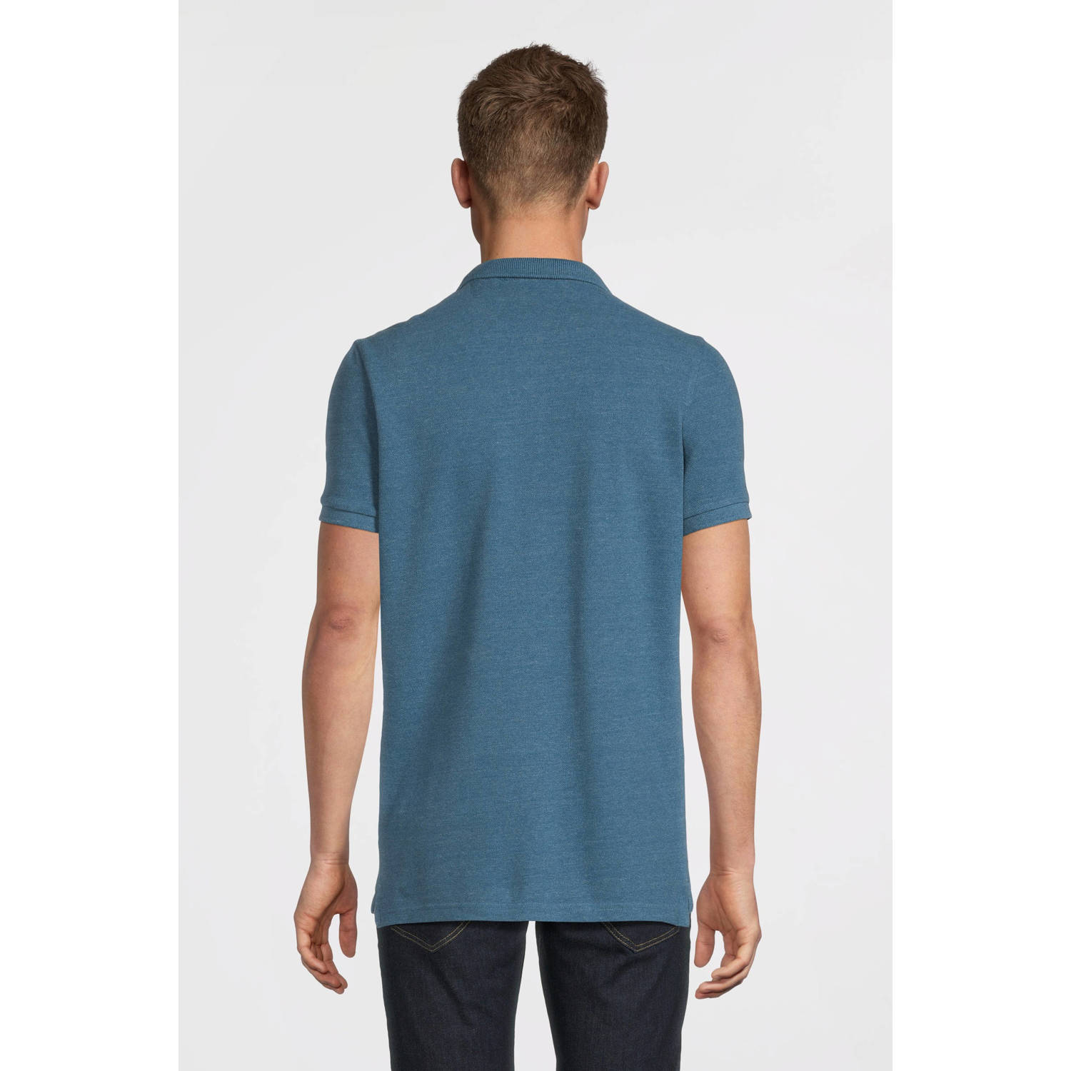 Superdry regular fit polo Classic Pique met logo 1af