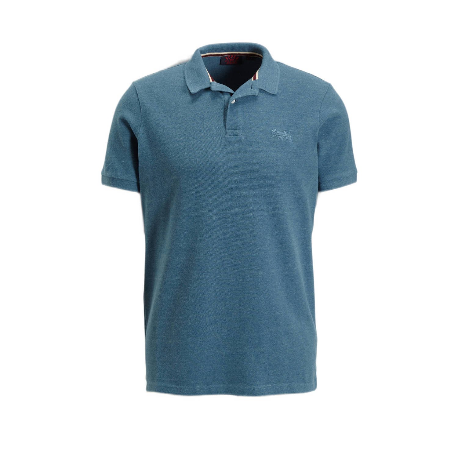 Superdry regular fit polo Classic Pique met logo 1af