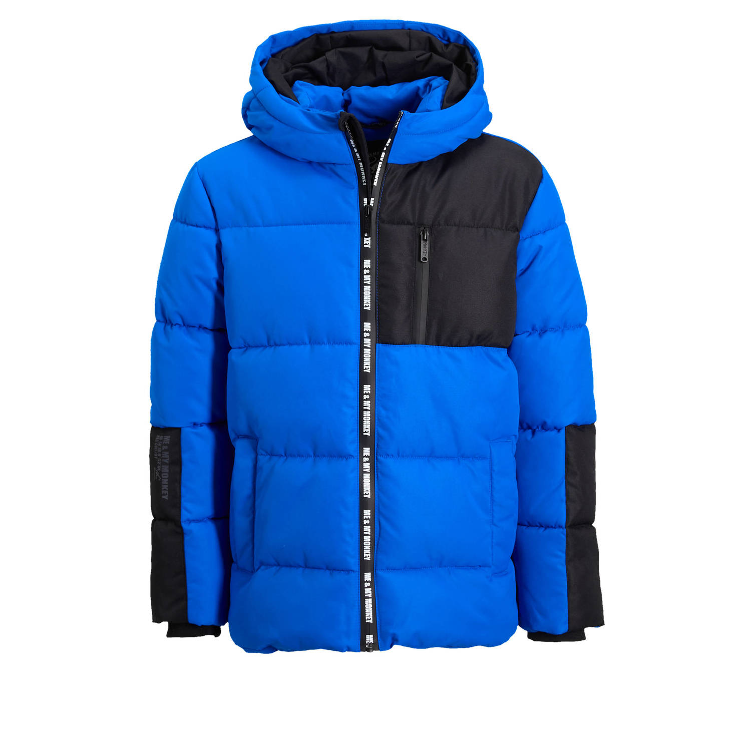 Me & My Monkey winterjas Raf blauw