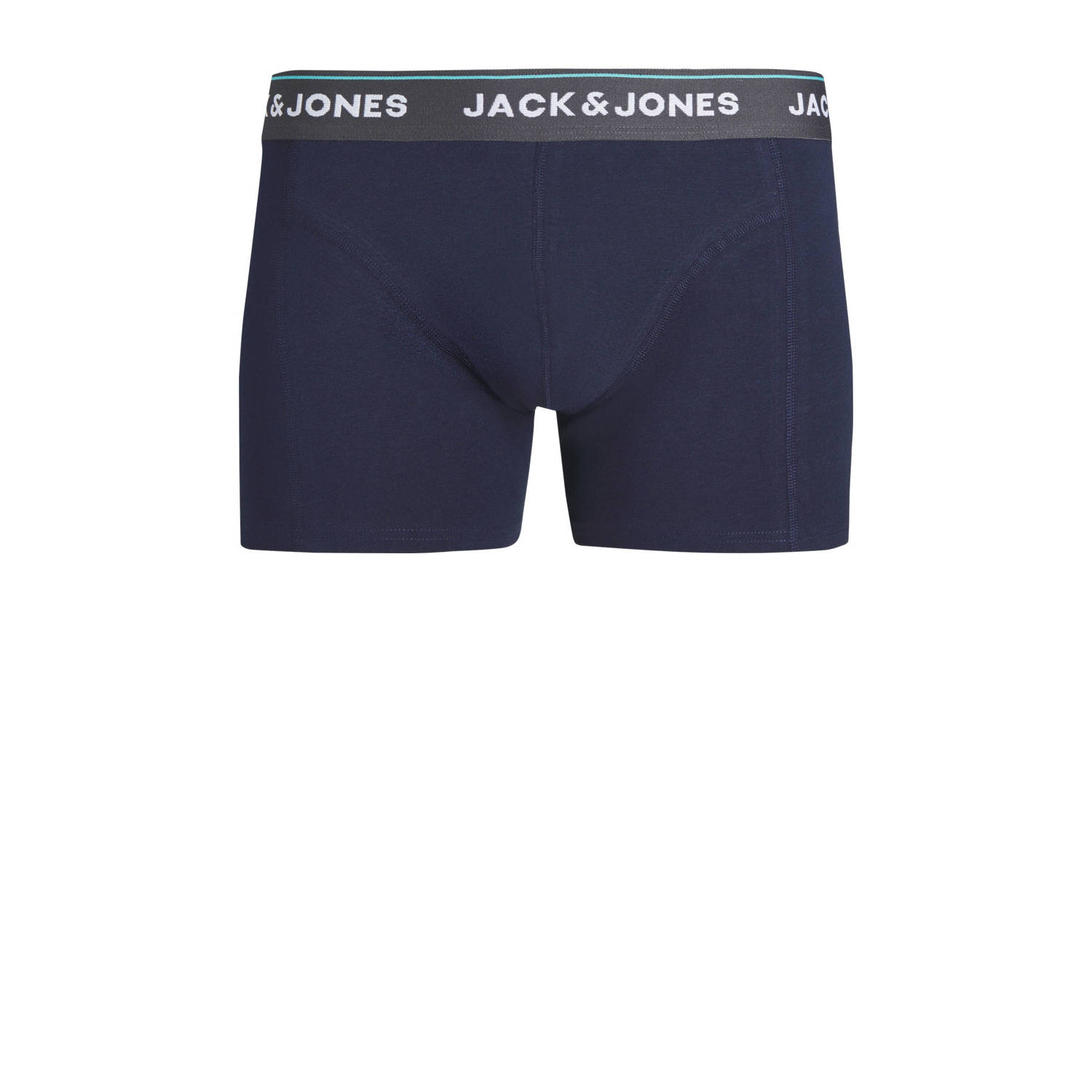 JACK & JONES JUNIOR boxershort JACREECE FLOWER set van 3 blauw