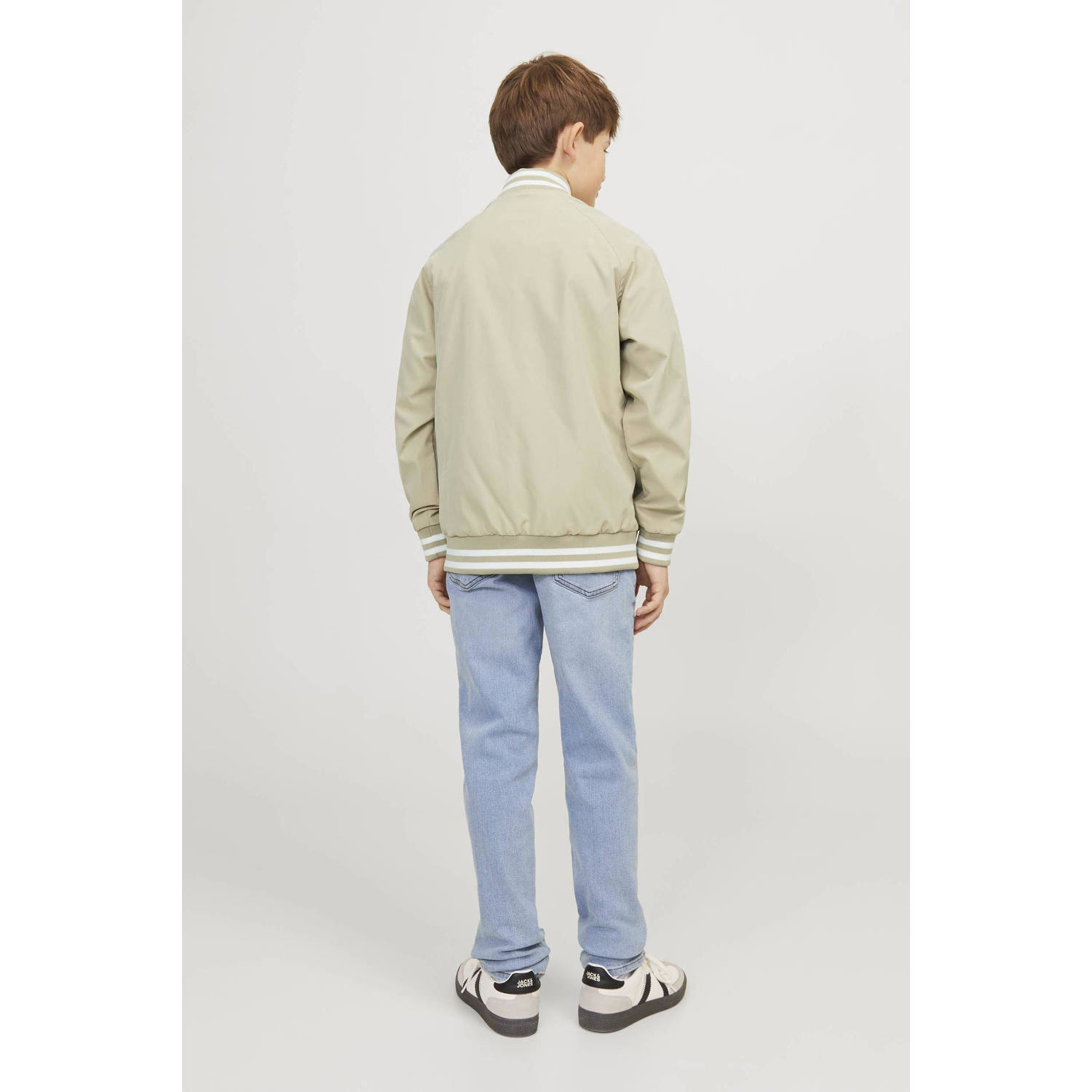 JACK & JONES JUNIOR bomberjack zomer JORLUCCA beige