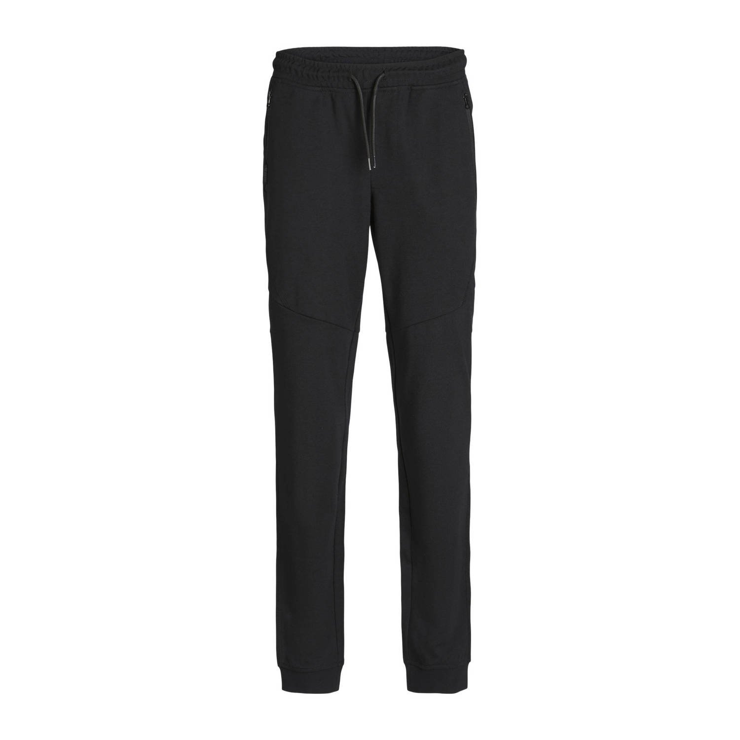 JACK & JONES JUNIOR low waist slim fit joggingbroek JPSTWILL JJENCLOUD zwart