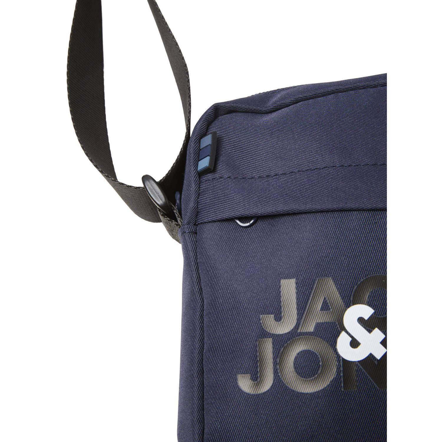 JACK & JONES JUNIOR tas JACADRIAN met logoprint donkerblauw