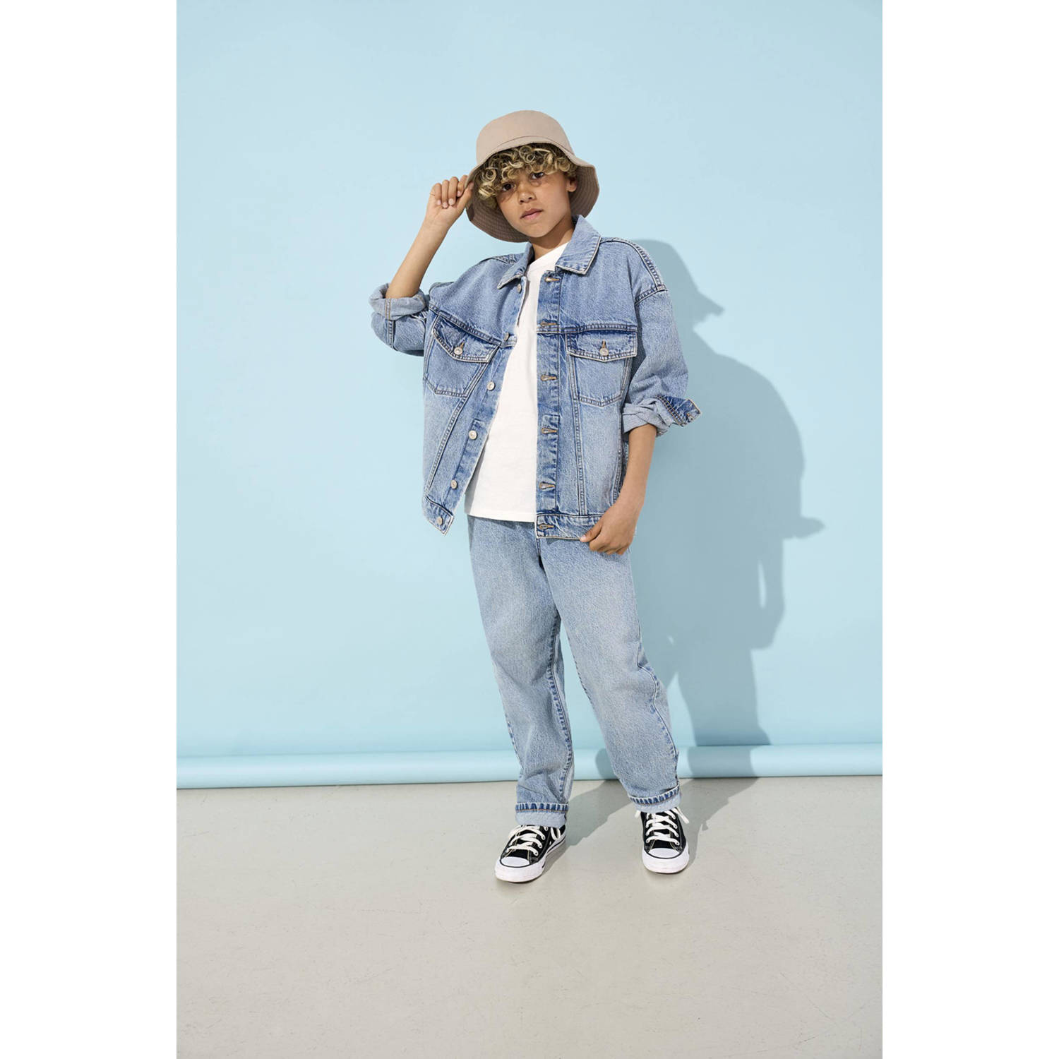 ONLY KIDS BOY spijkerjas KOBRICK light blue denim