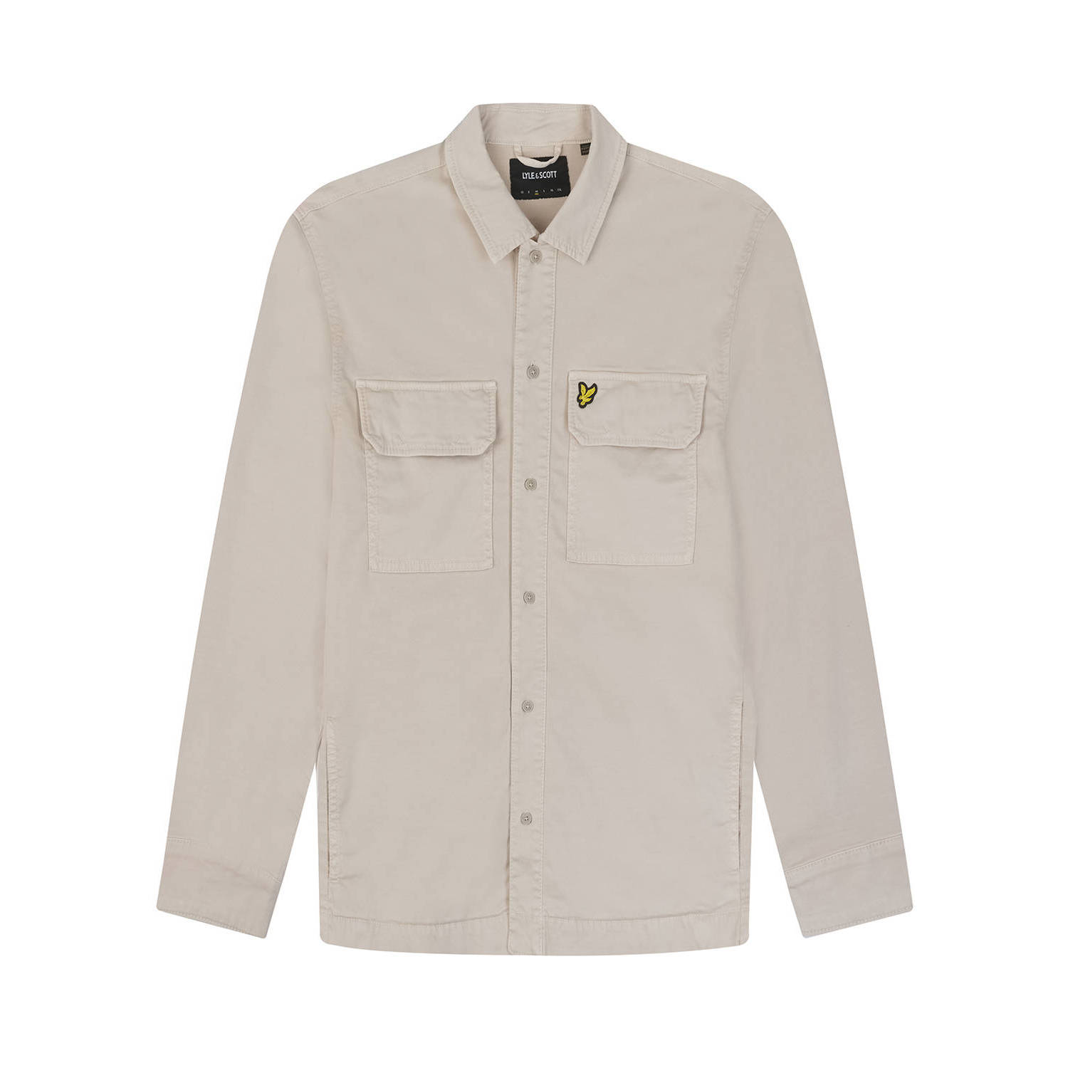 Lyle & Scott Casual knoopshirt Lente Zomer Lw2008V Beige Heren