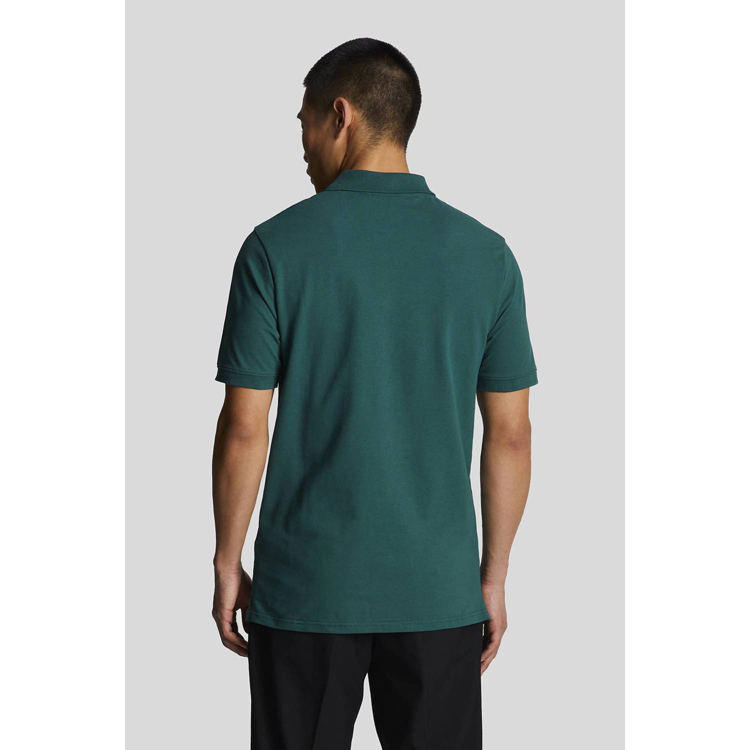 Lyle & Scott polo met logo malachite green