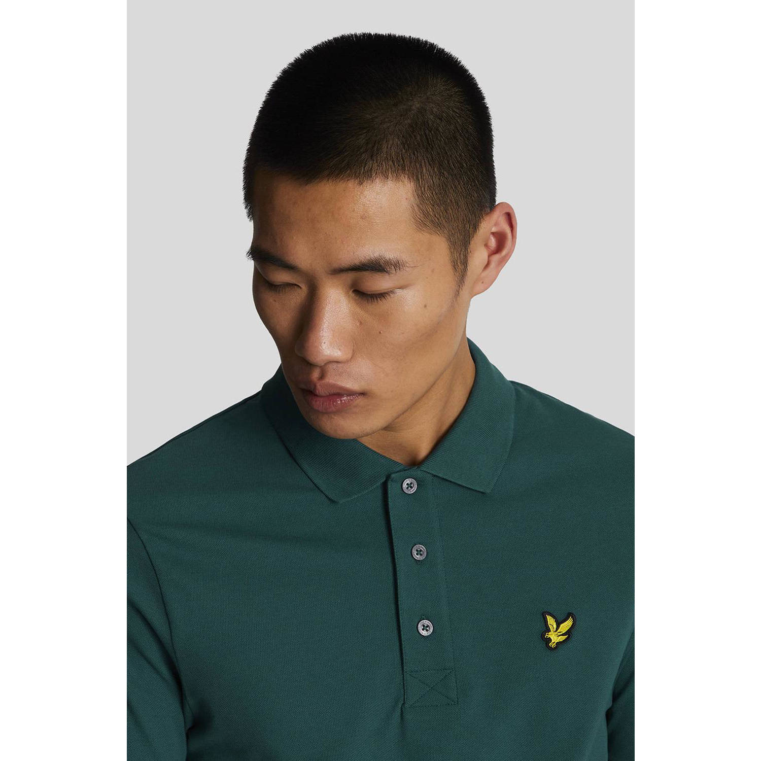 Lyle & Scott polo met logo malachite green