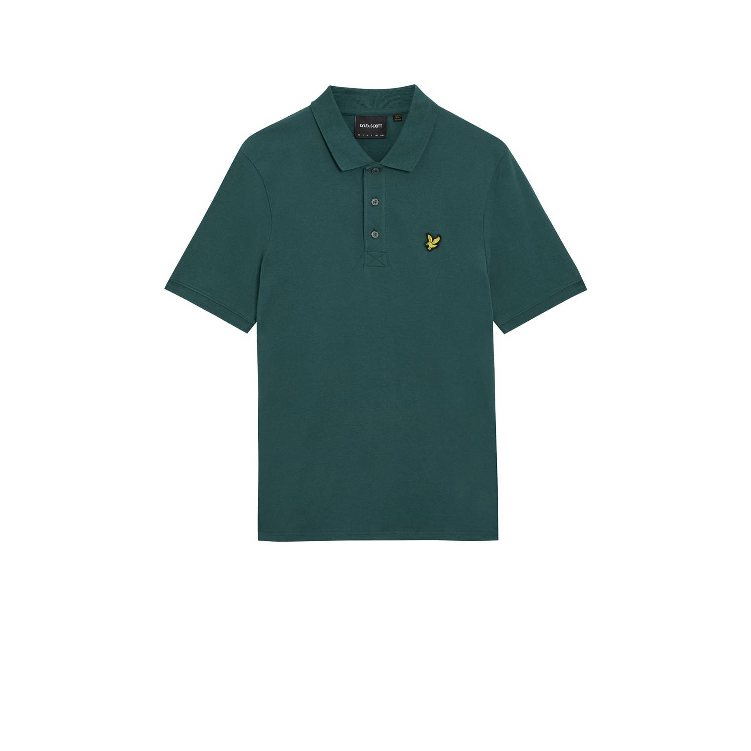 LYLE & SCOTT Heren Polo's & T-shirts Plain Polo Donkergroen