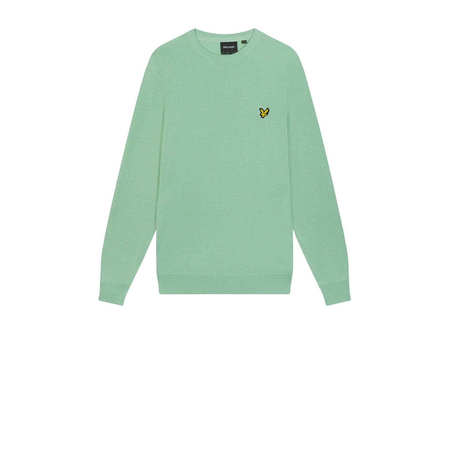 Lyle & Scott Turquoise Crew Neck Sweatshirt Sweaters Green Heren