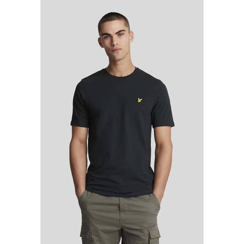 Lyle & Scott regular fit T-shirt met logo dark navy afbeelding