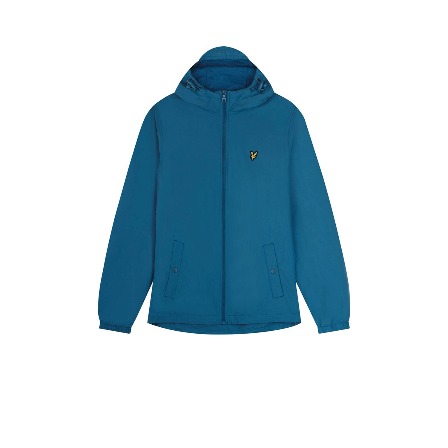 Lyle & Scott Blauwe Zip Hooded Jas Blue Heren