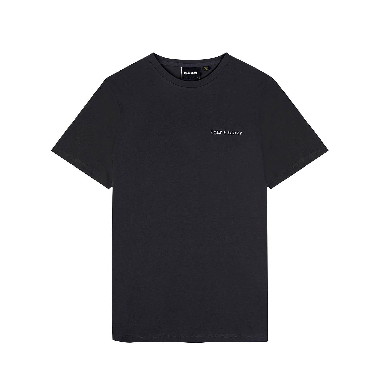 Lyle & Scott T-shirt met logo gunmetal