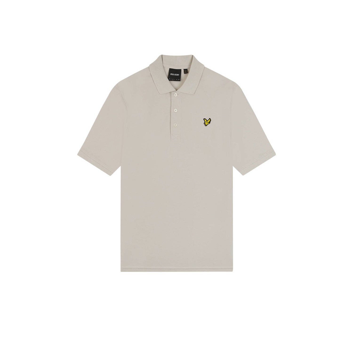 LYLE & SCOTT Heren Polo's & T-shirts Plain Polo Shirt Beige