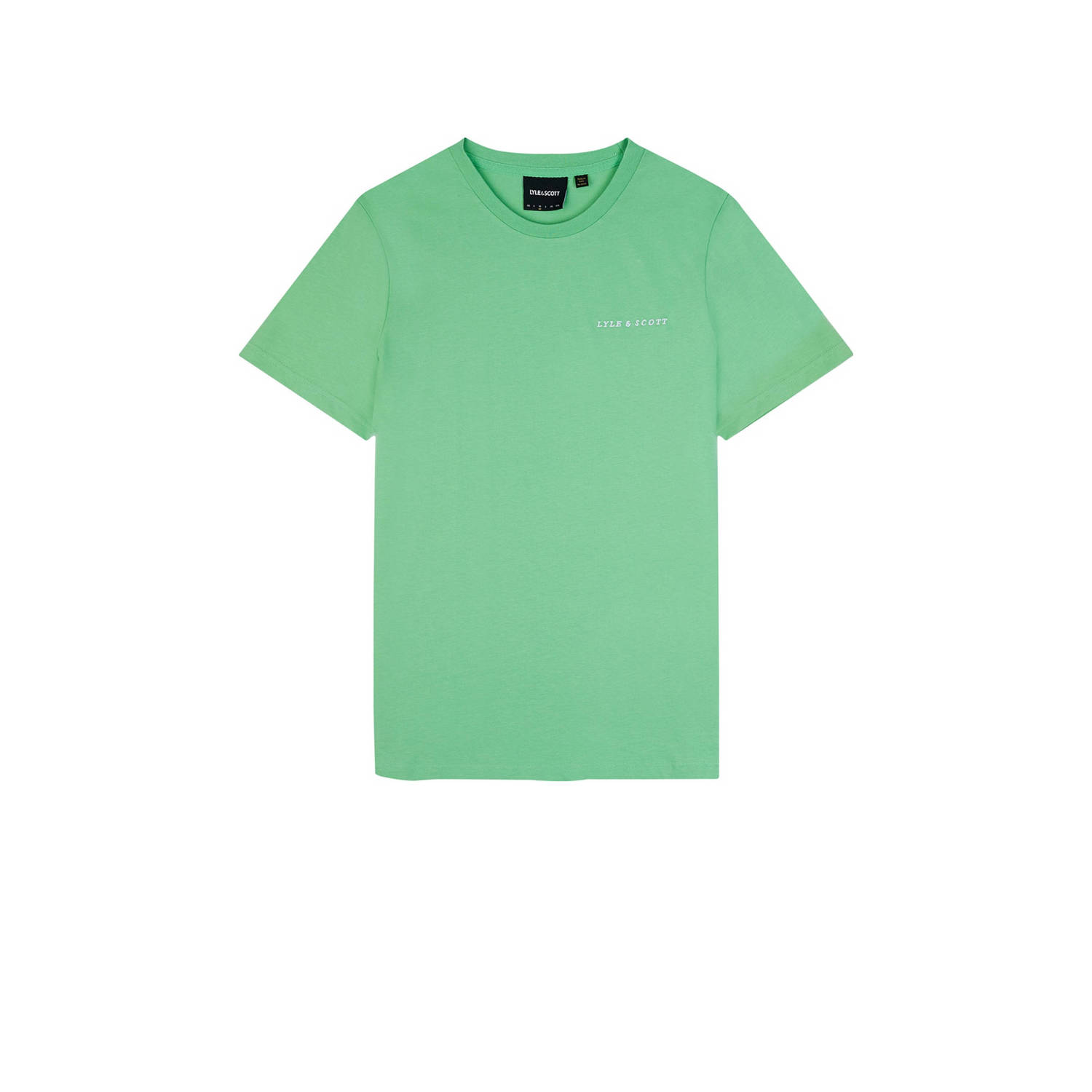 Lyle & Scott T-shirt met logo lawn green