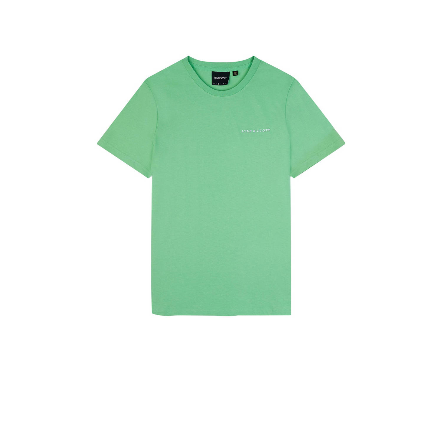 Lyle & Scott T-shirt met logo x156 lawn green