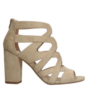 suède sandalettes beige