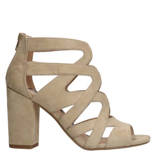 Sacha suède sandalettes beige afbeelding