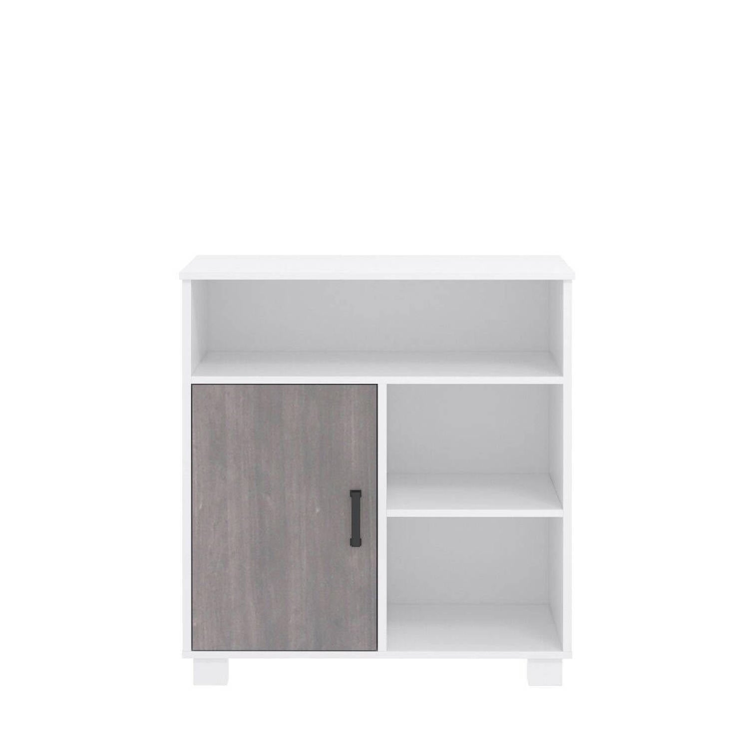 Cabino Babykamer Fresno White Grey (2-delig)