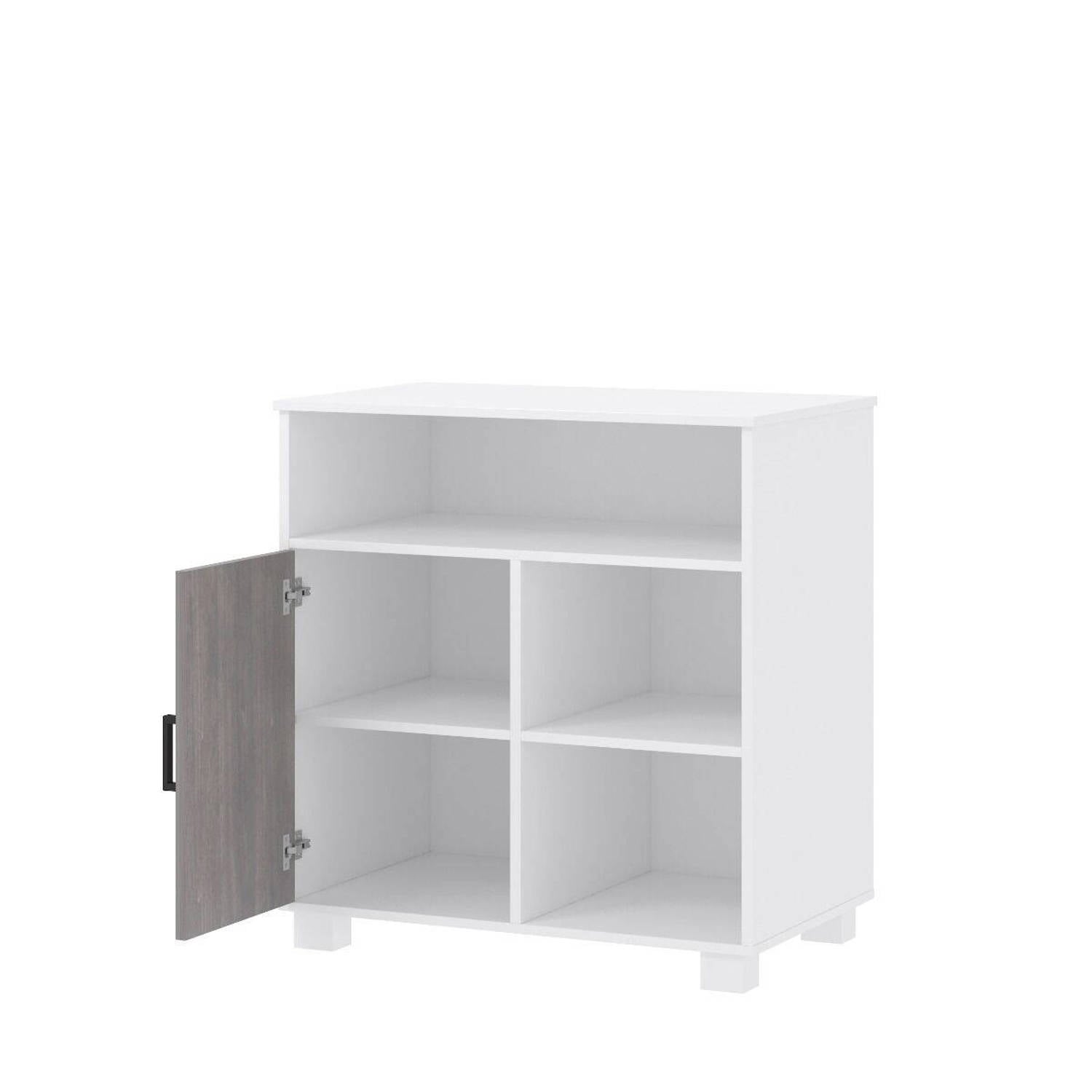 Cabino Babykamer Fresno White Grey (2-delig)