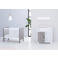 Cabino Babykamer Fresno White Grey (2-delig)