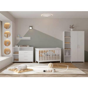 babykamer Luuk Wit (3-delig) 