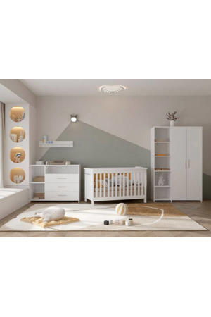 babykamer Luuk Wit (3-delig) 