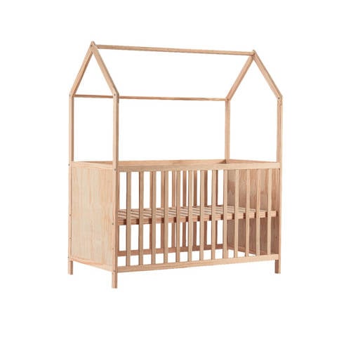 Cabino Baby Bed Sterre Naturel 60 x 120 cm afbeelding
