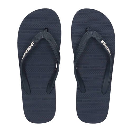 JACK & JONES Jfwbasic Flip Flop teenslippers donkerblauw afbeelding