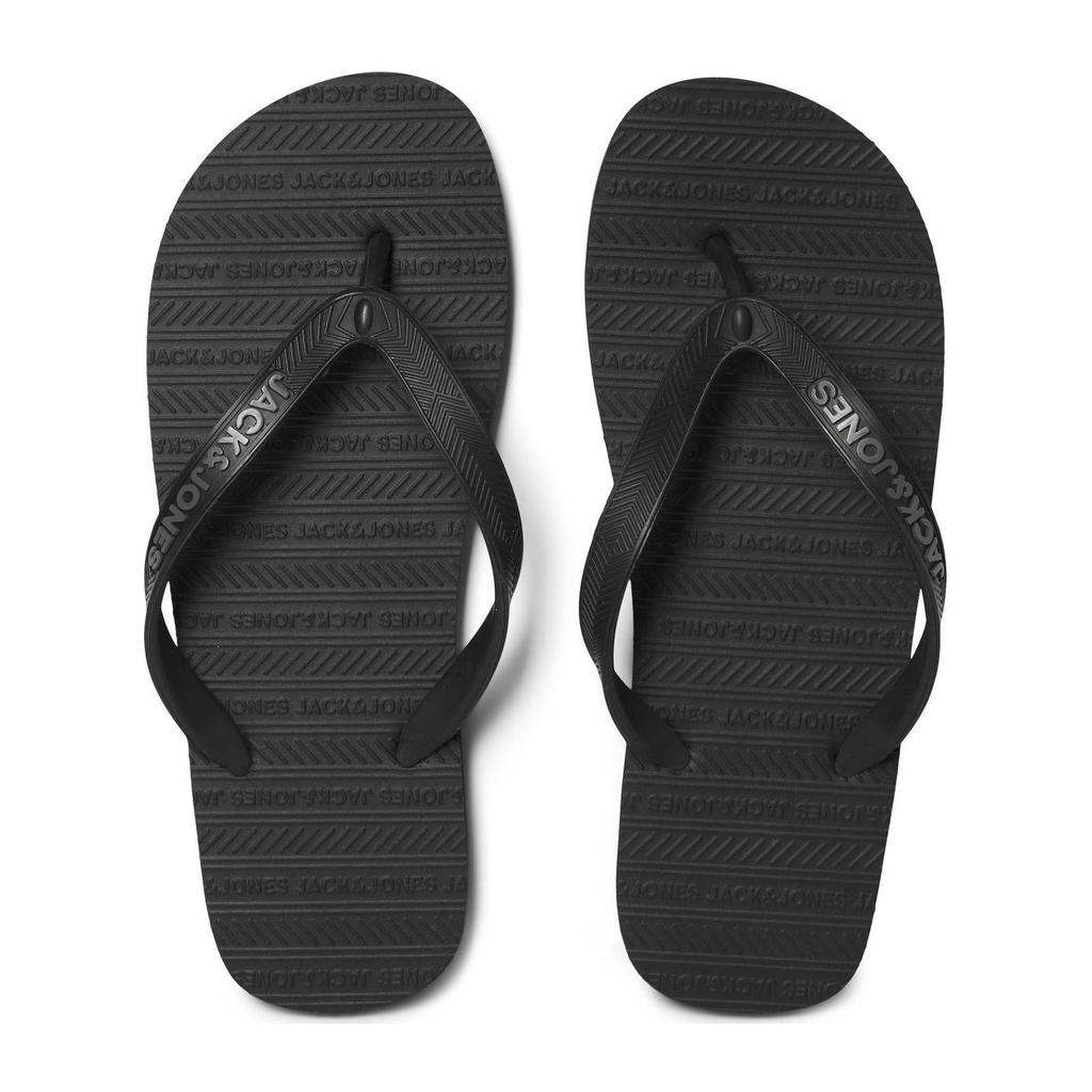 Antraciete heren JACK & JONES Jfwbasic Flip Flop teenslippers van 100% sole rubber, 100% upper rubber,