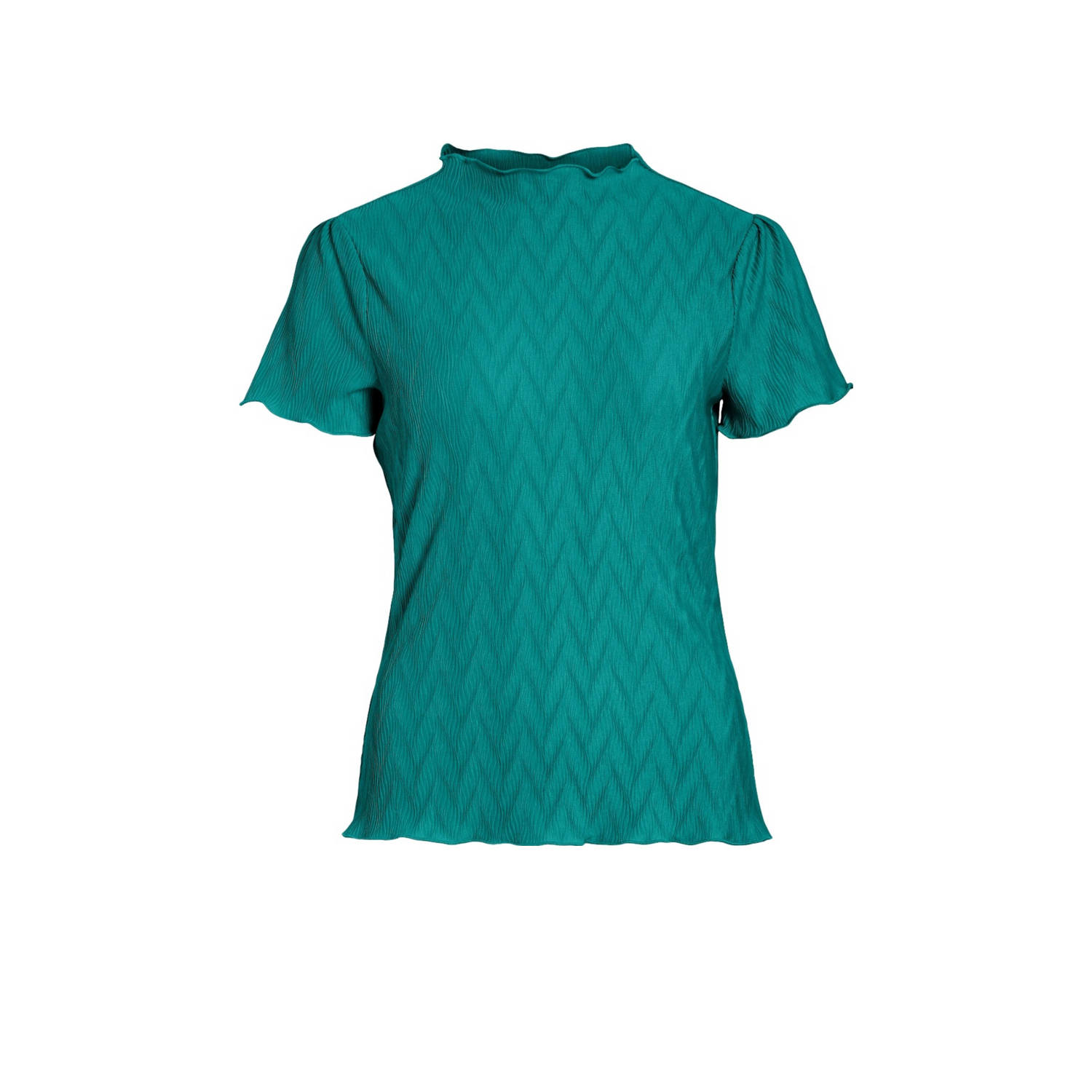 VILA T-shirt VIPLISEA turquoise