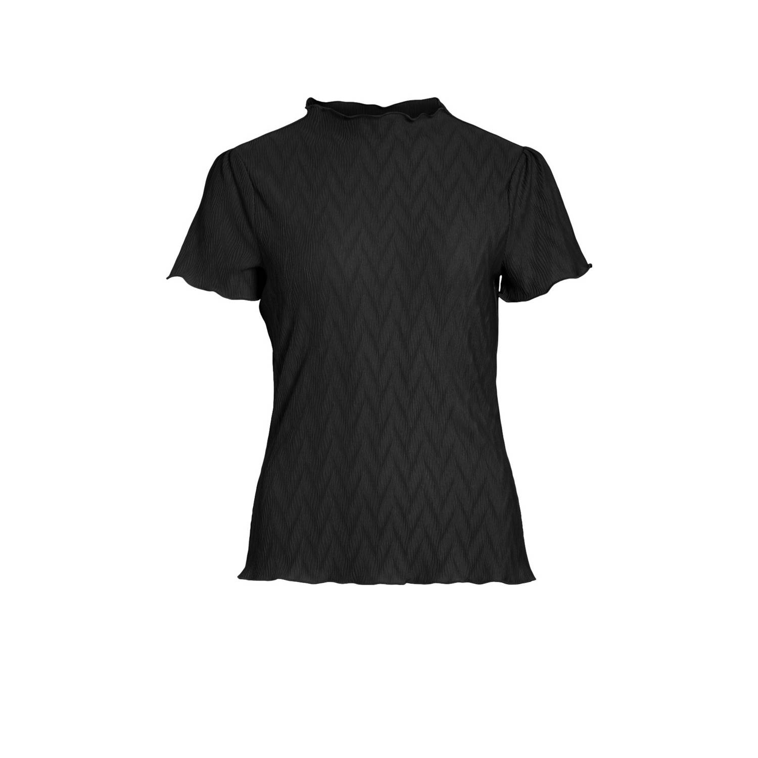 VILA T-shirt VIPLISEA zwart