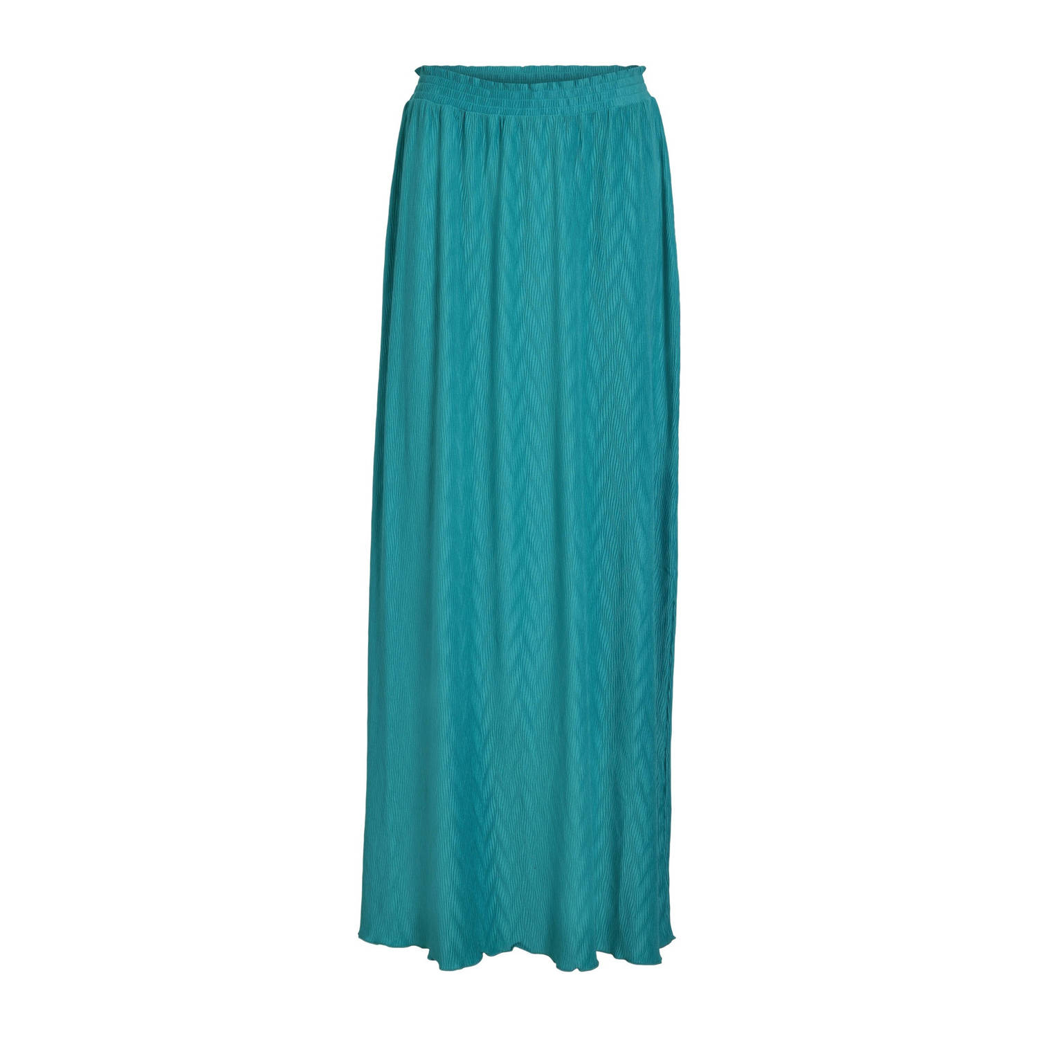 VILA midi rok VIPLISEA turquoise