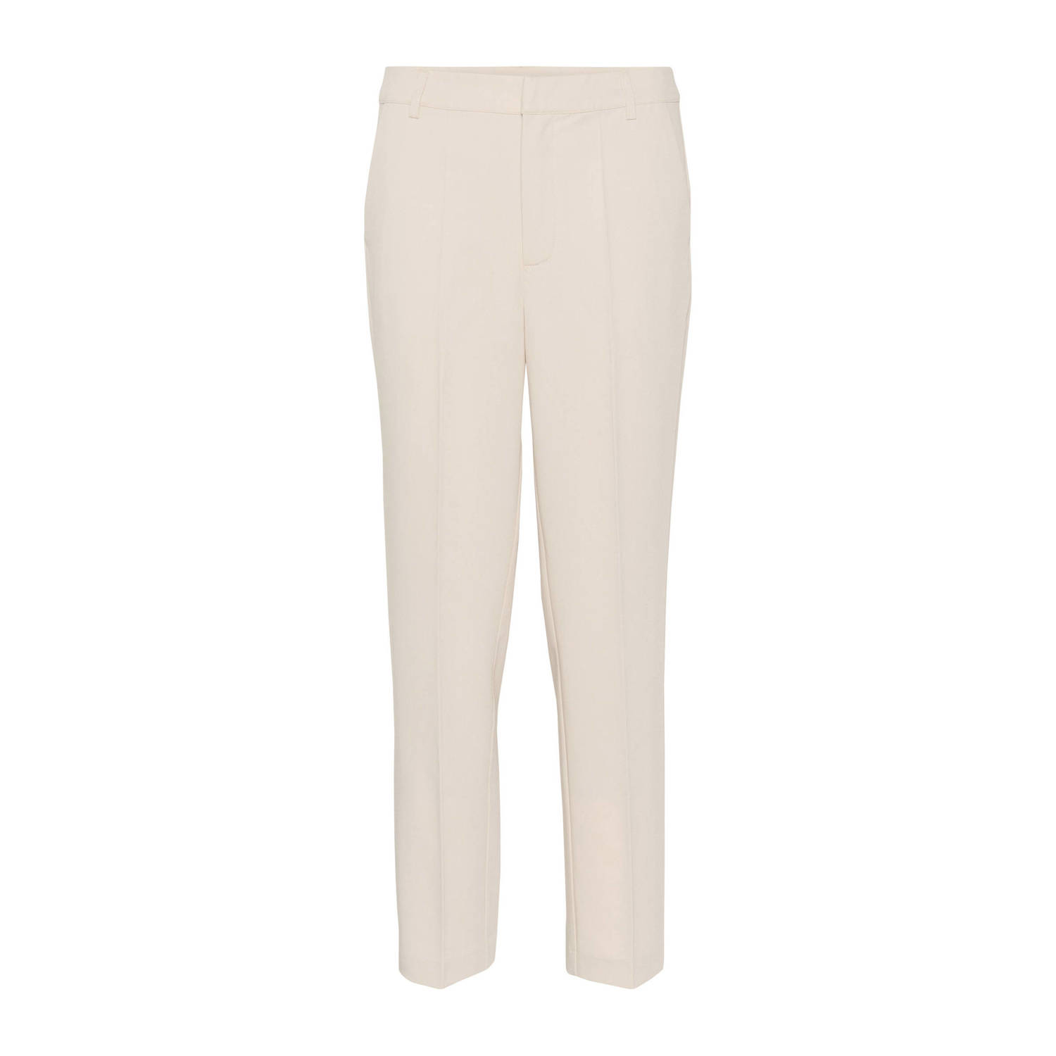 Kaffe high waist regular fit pantalon Kasakura beige