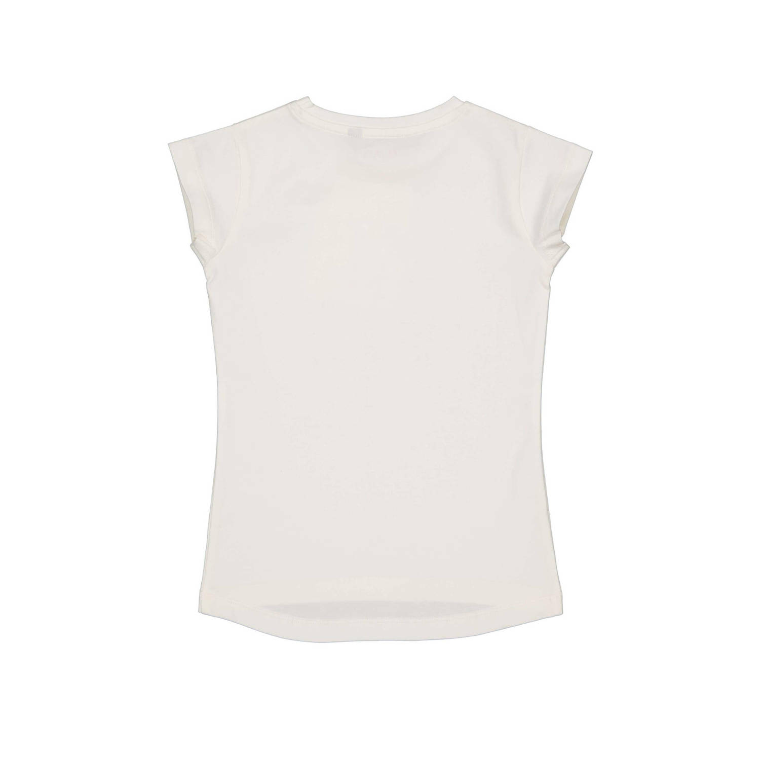 Quapi T-shirt YENTEL met printopdruk ecru