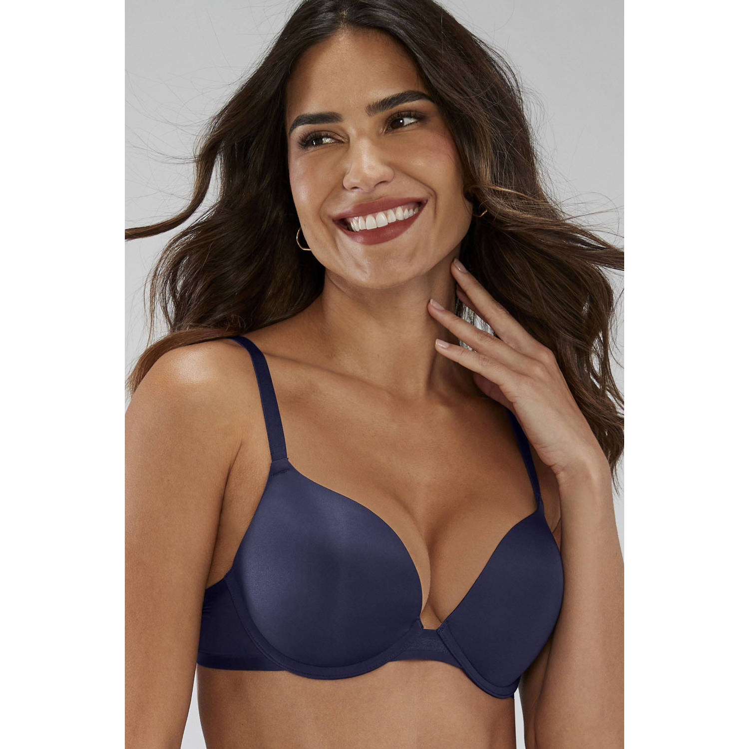 s.Oliver voorgevormde push-up bh donkerblauw