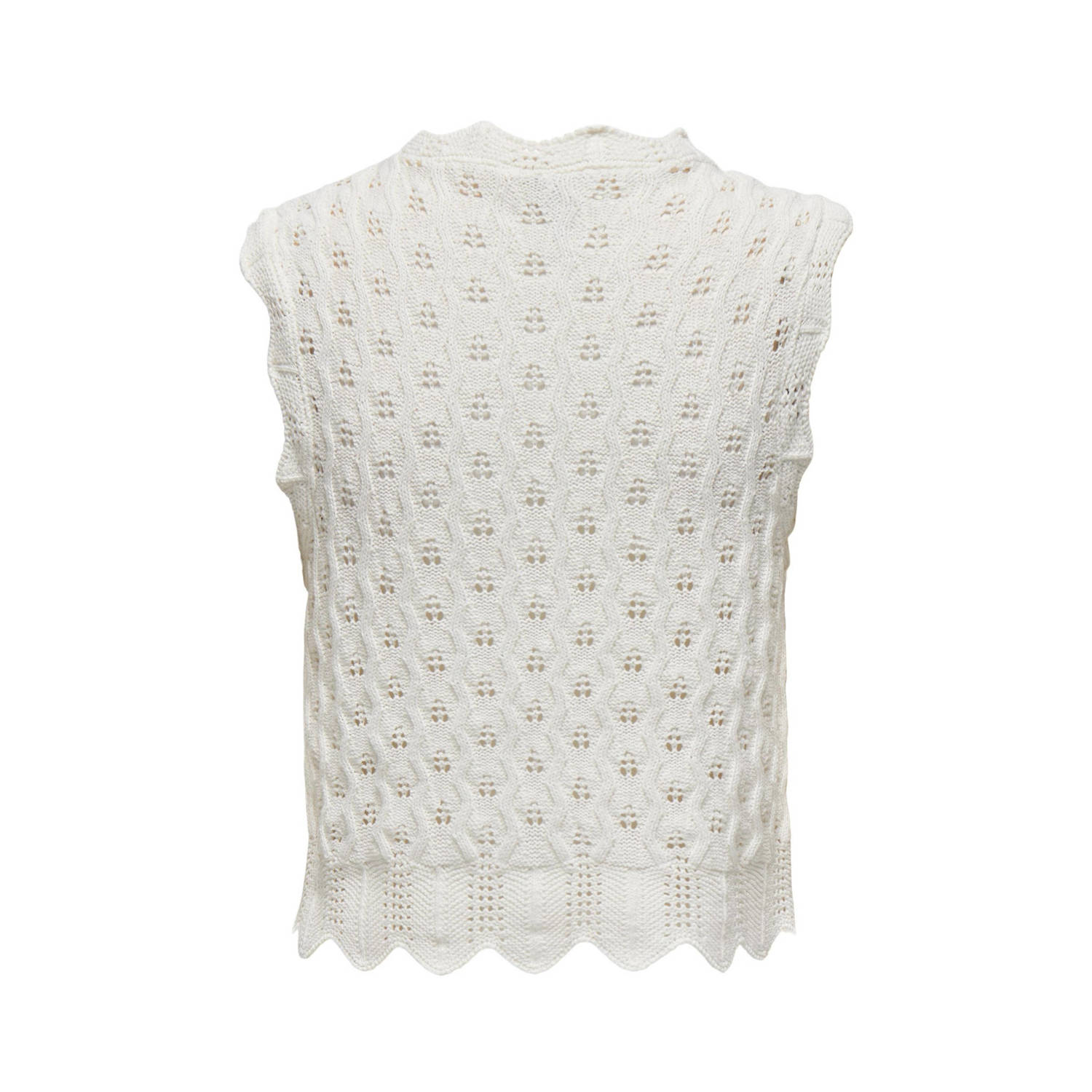 ONLY gebreide top ONLLUNA beige