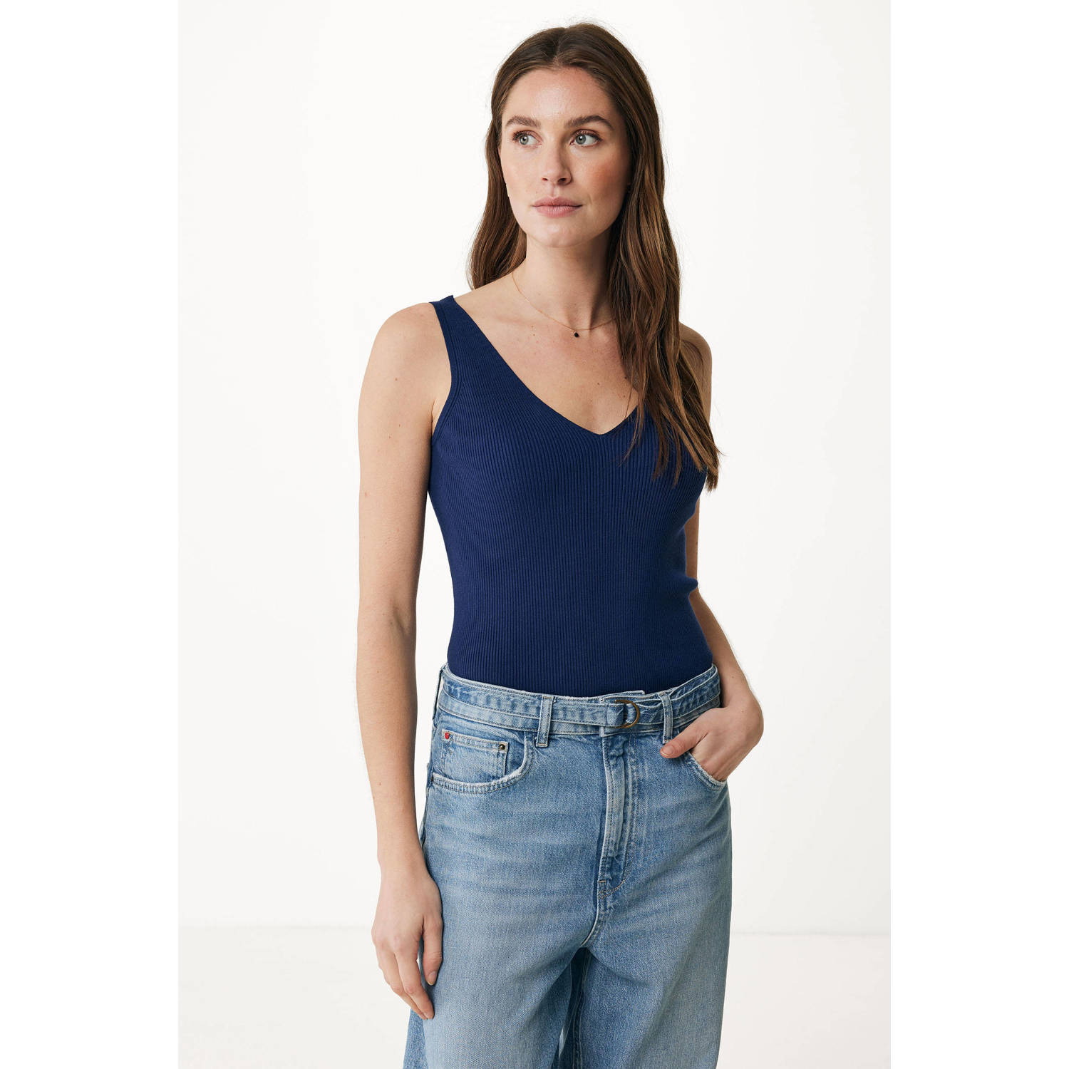 Mexx top donkerblauw