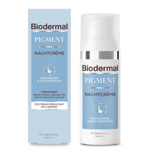 Wehkamp Biodermal Anti-pigment nachtcreme- 50 ml aanbieding