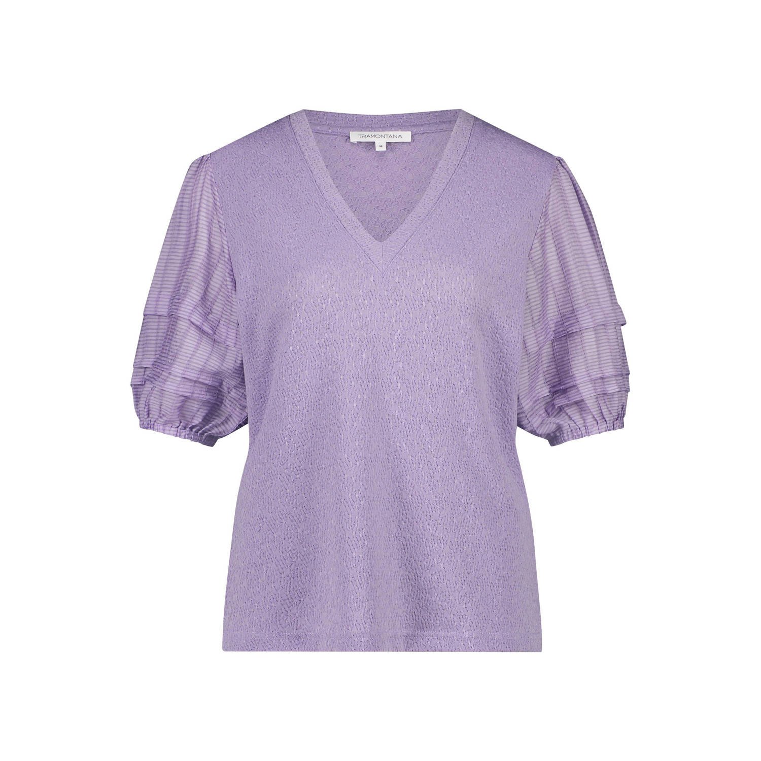 Tramontana Stijlvolle Shirt Purple Dames