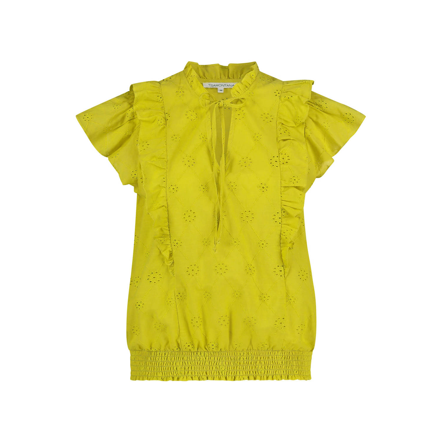 Tramontana blousetop geel