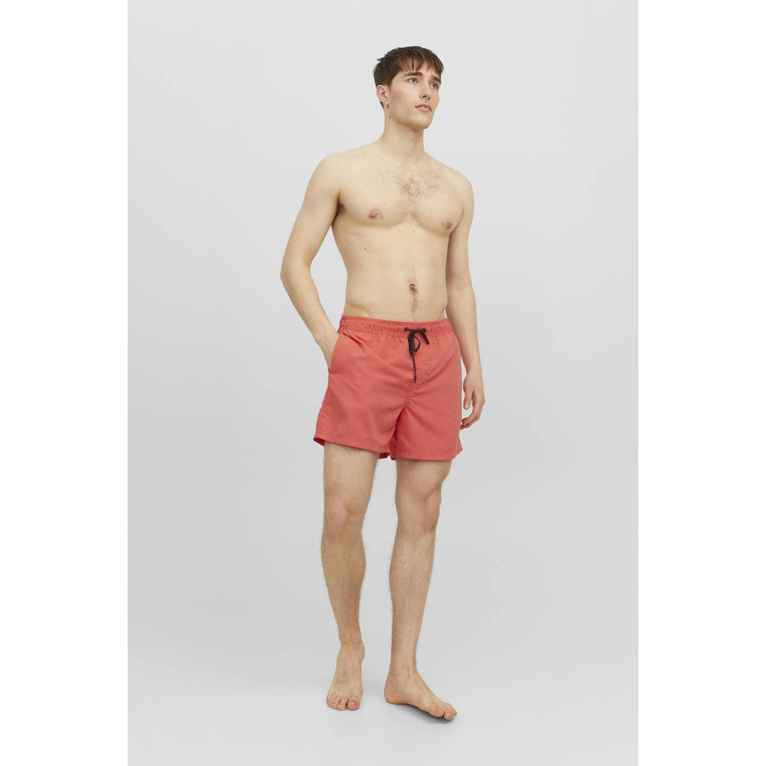 JACK & JONES PANTS STUDIO zwemshort JPSTFIJI koraalrood