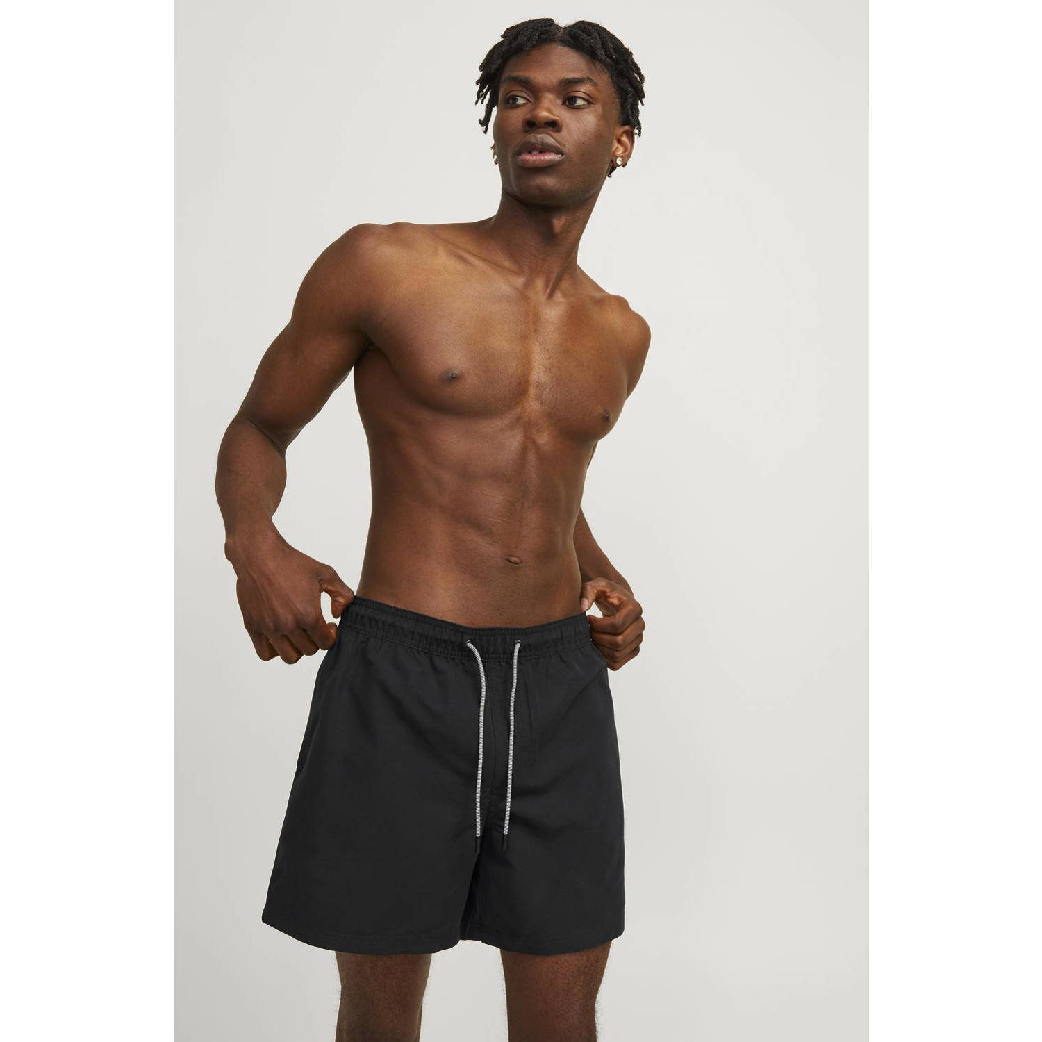 JACK & JONES PANTS STUDIO zwemshort JPSTFIJI zwart