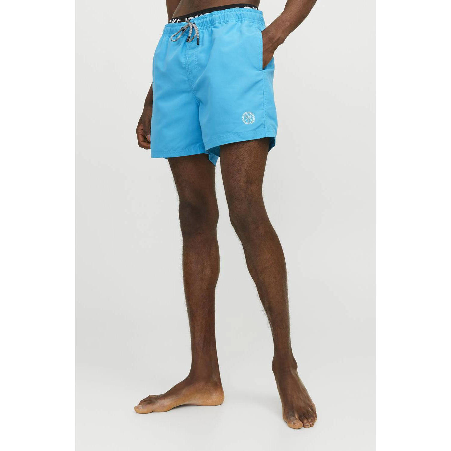 JACK & JONES PANTS STUDIO zwemshort JPSTFIJI lichtblauw