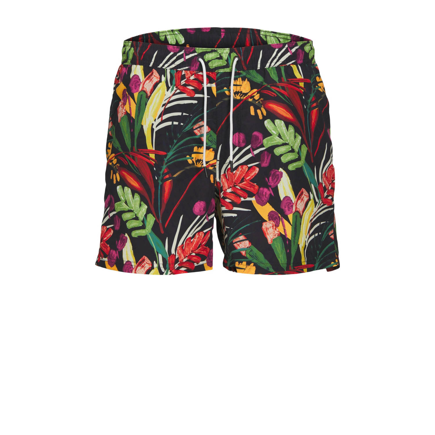 JACK & JONES PANTS STUDIO zwemshort JPSTFIJI zwart multi