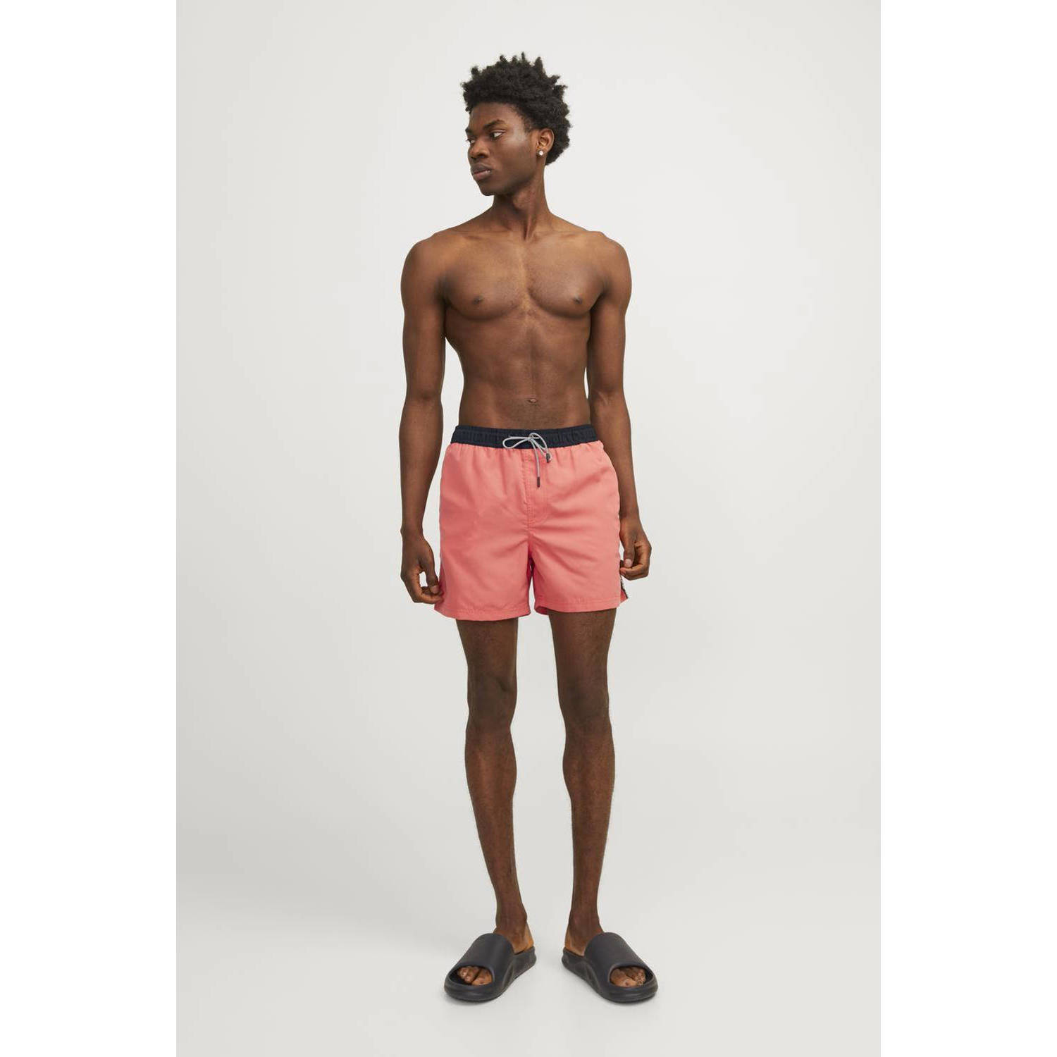 JACK & JONES PANTS STUDIO zwemshort JPSTFIJI koraalrood