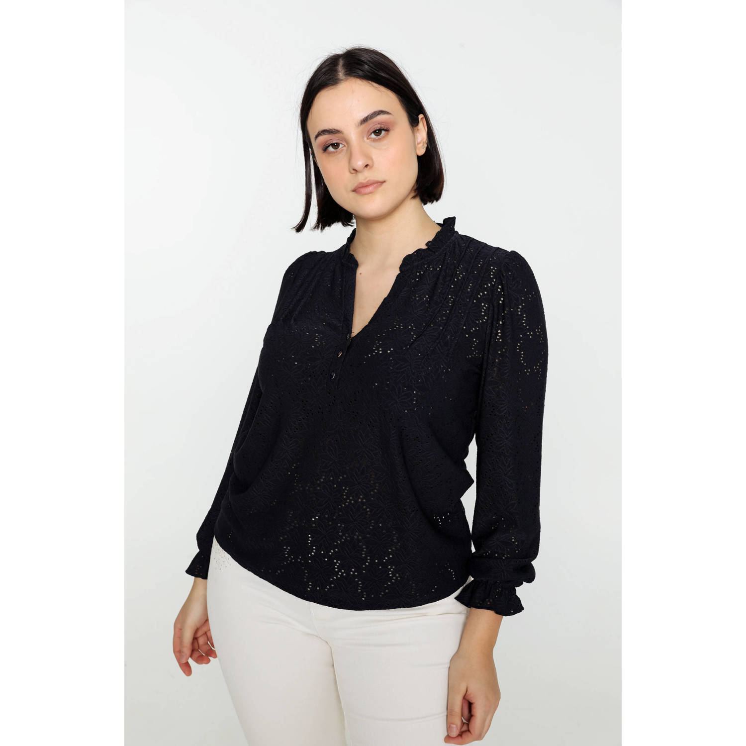 Cassis top donkerblauw